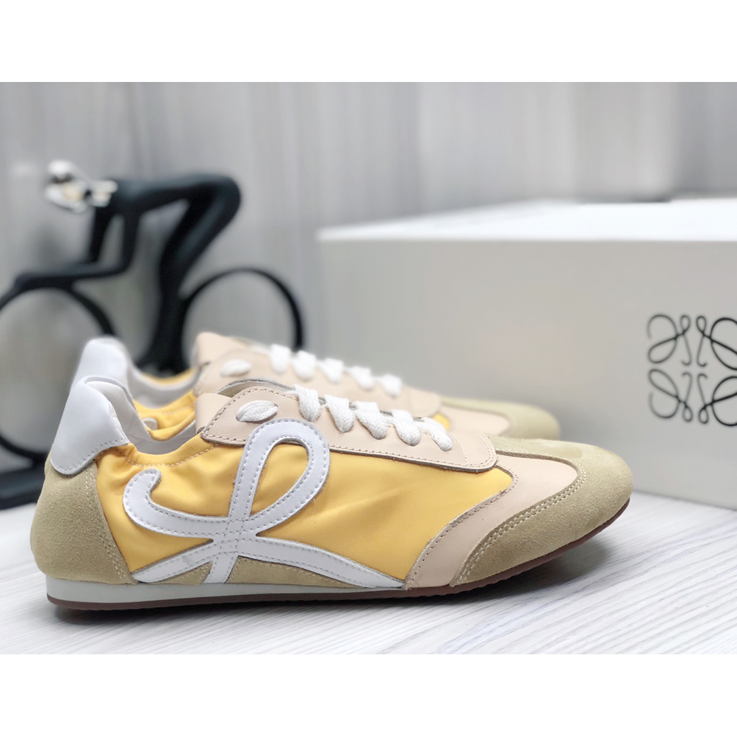 Loewe Ballet Runner In Nylon And Calfskin - everydesigner