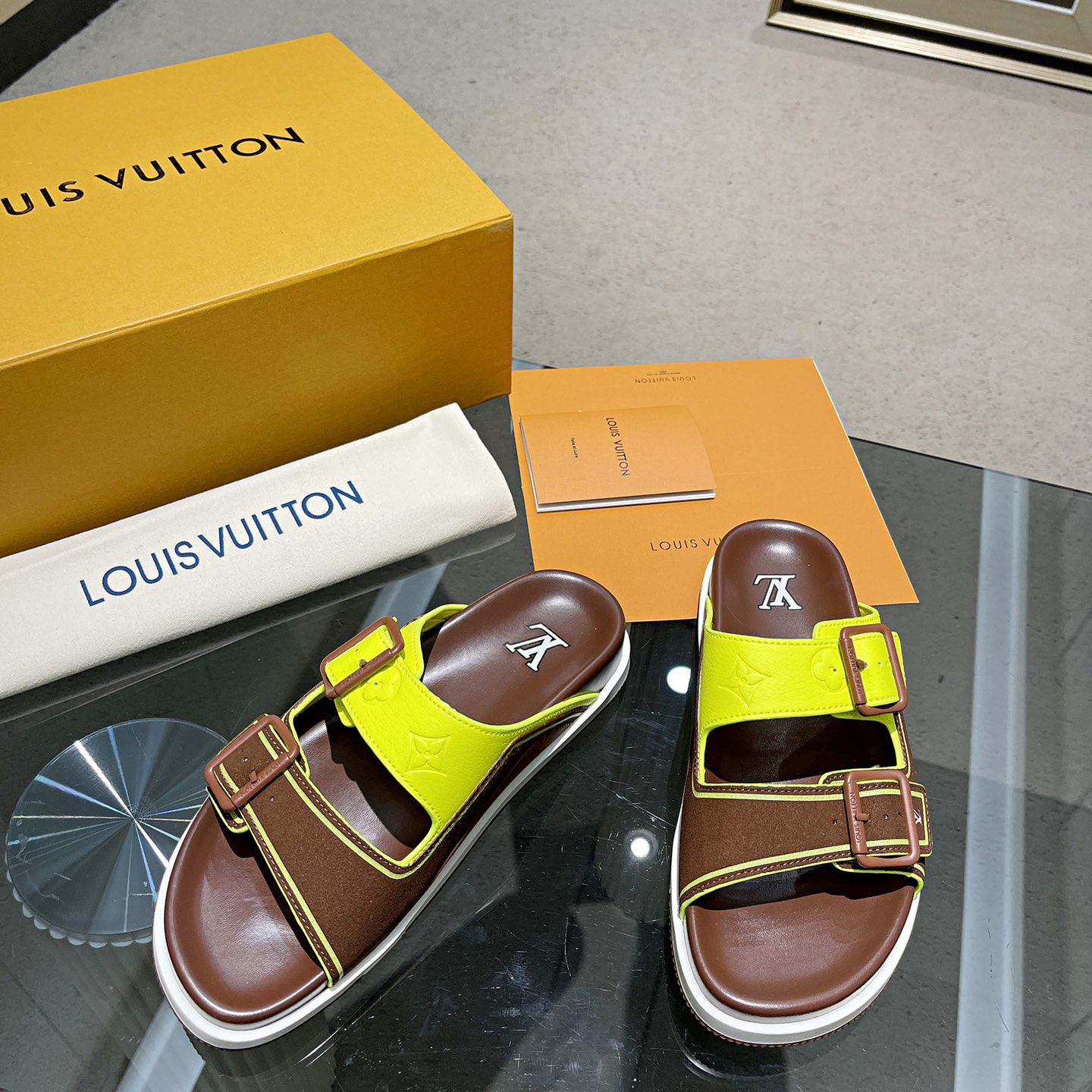 Louis Vuitton Men's Trainer Slippers - everydesigner