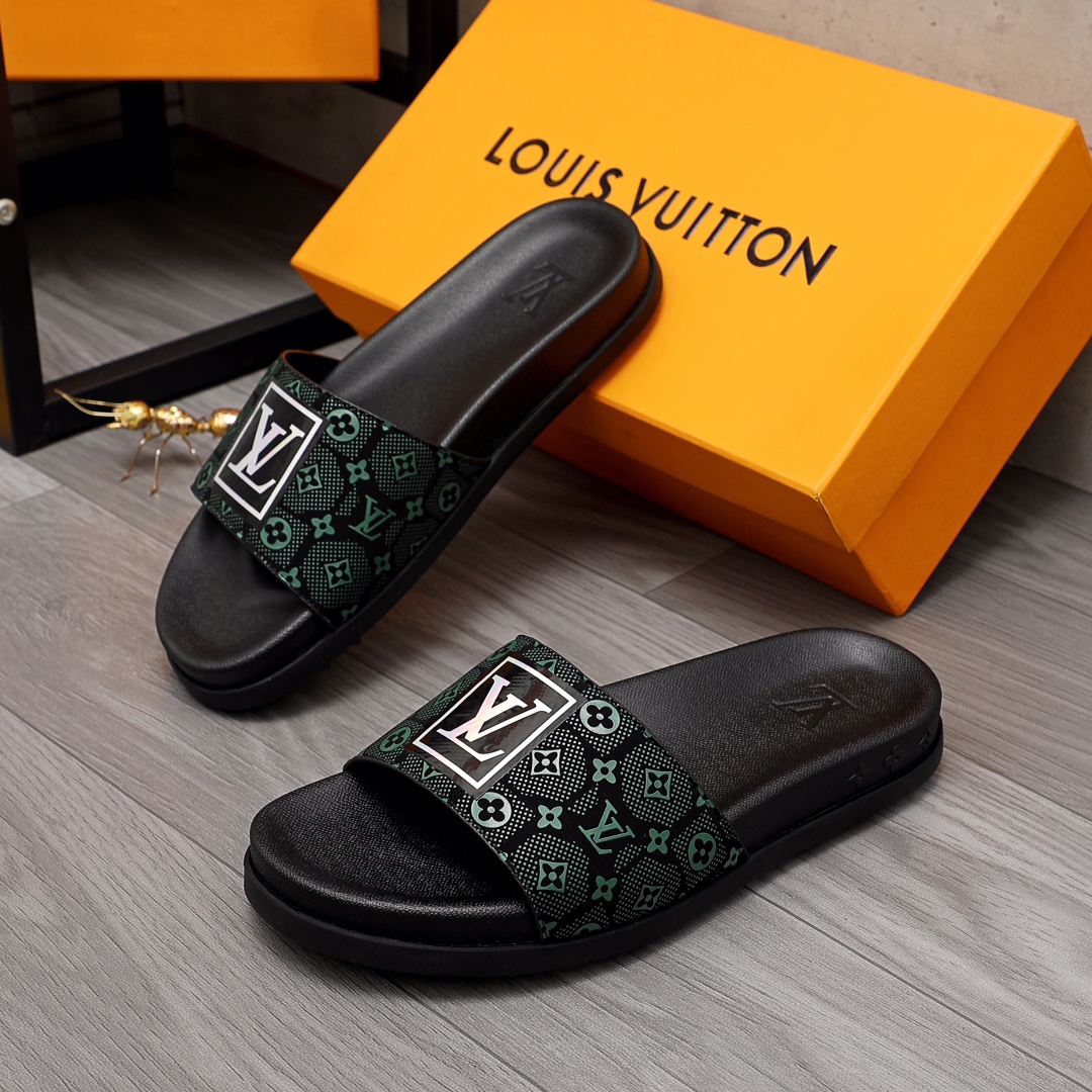 Louis Vuitton Monogram Slippers - everydesigner