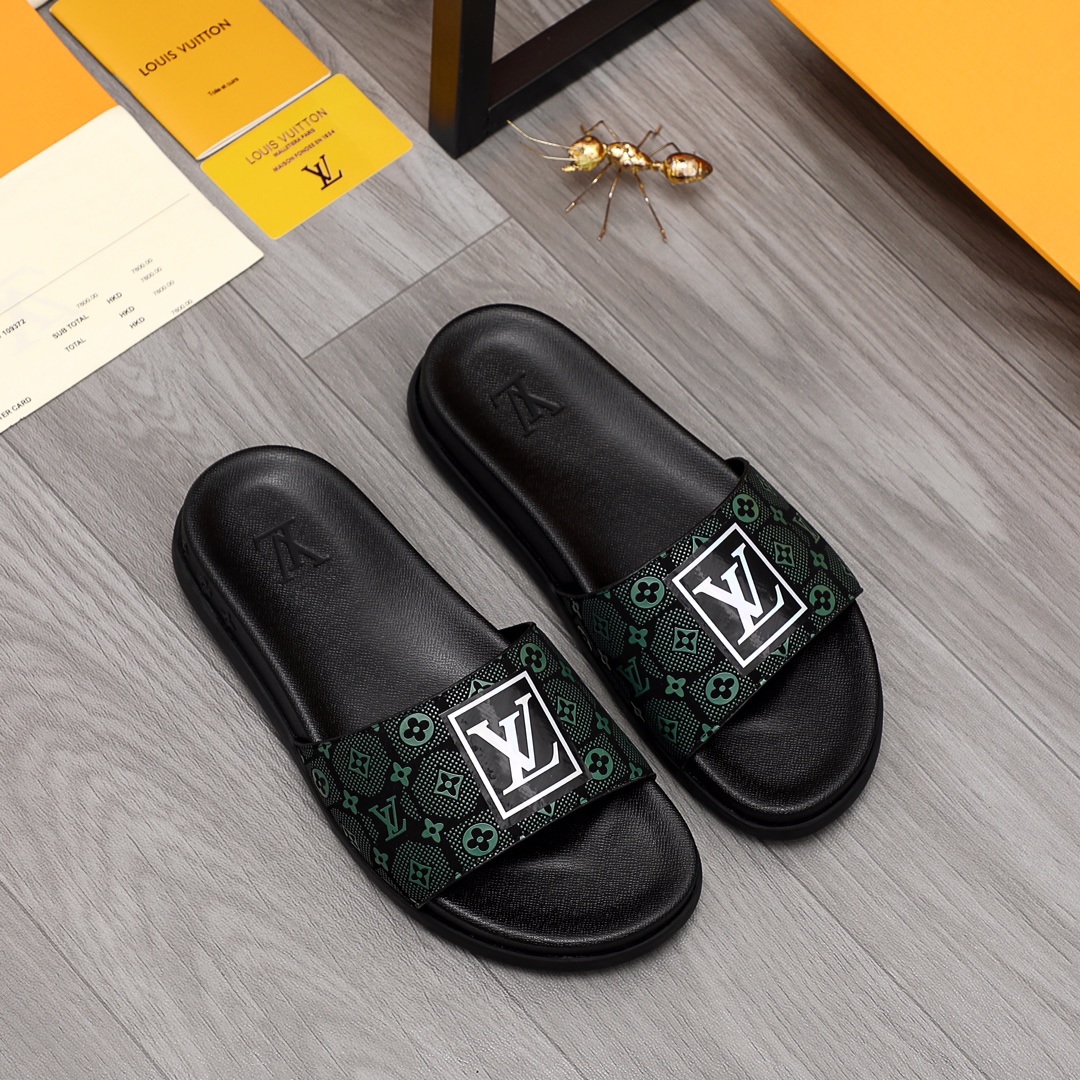 Louis Vuitton Monogram Slippers - everydesigner