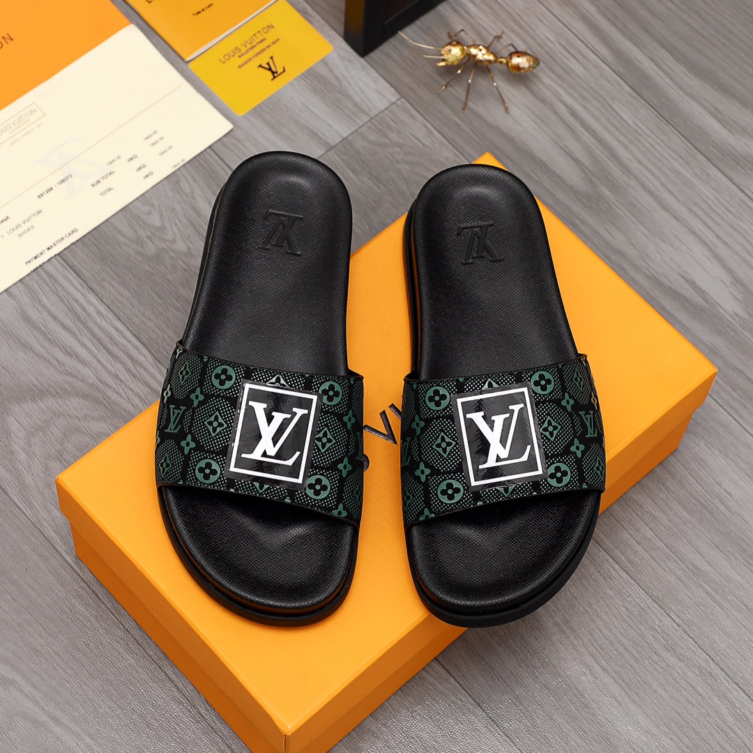 Louis Vuitton Monogram Slippers - everydesigner