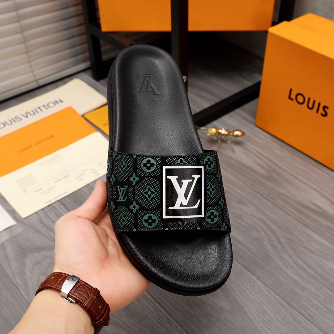 Louis Vuitton Monogram Slippers - everydesigner