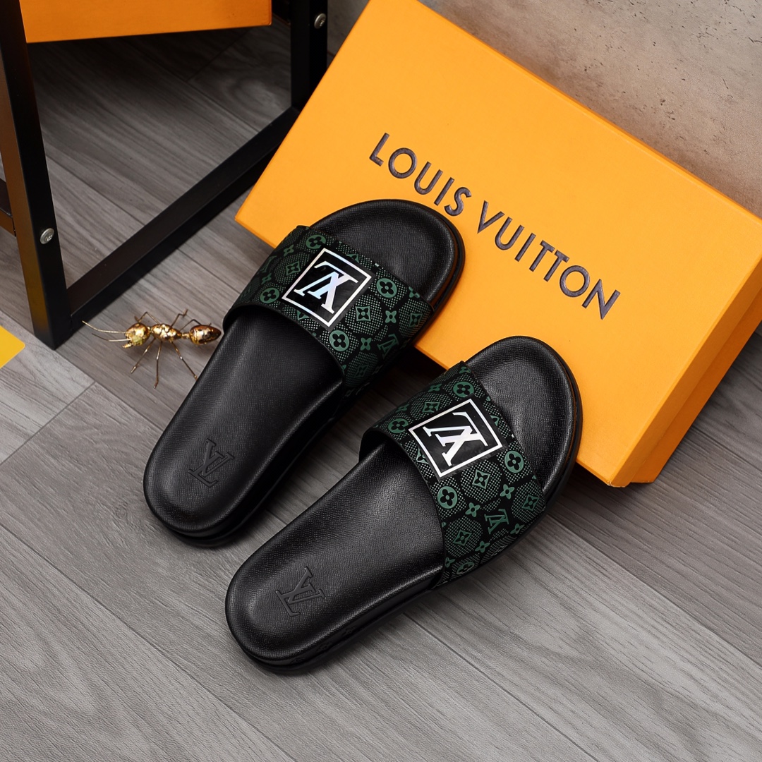 Louis Vuitton Monogram Slippers - everydesigner