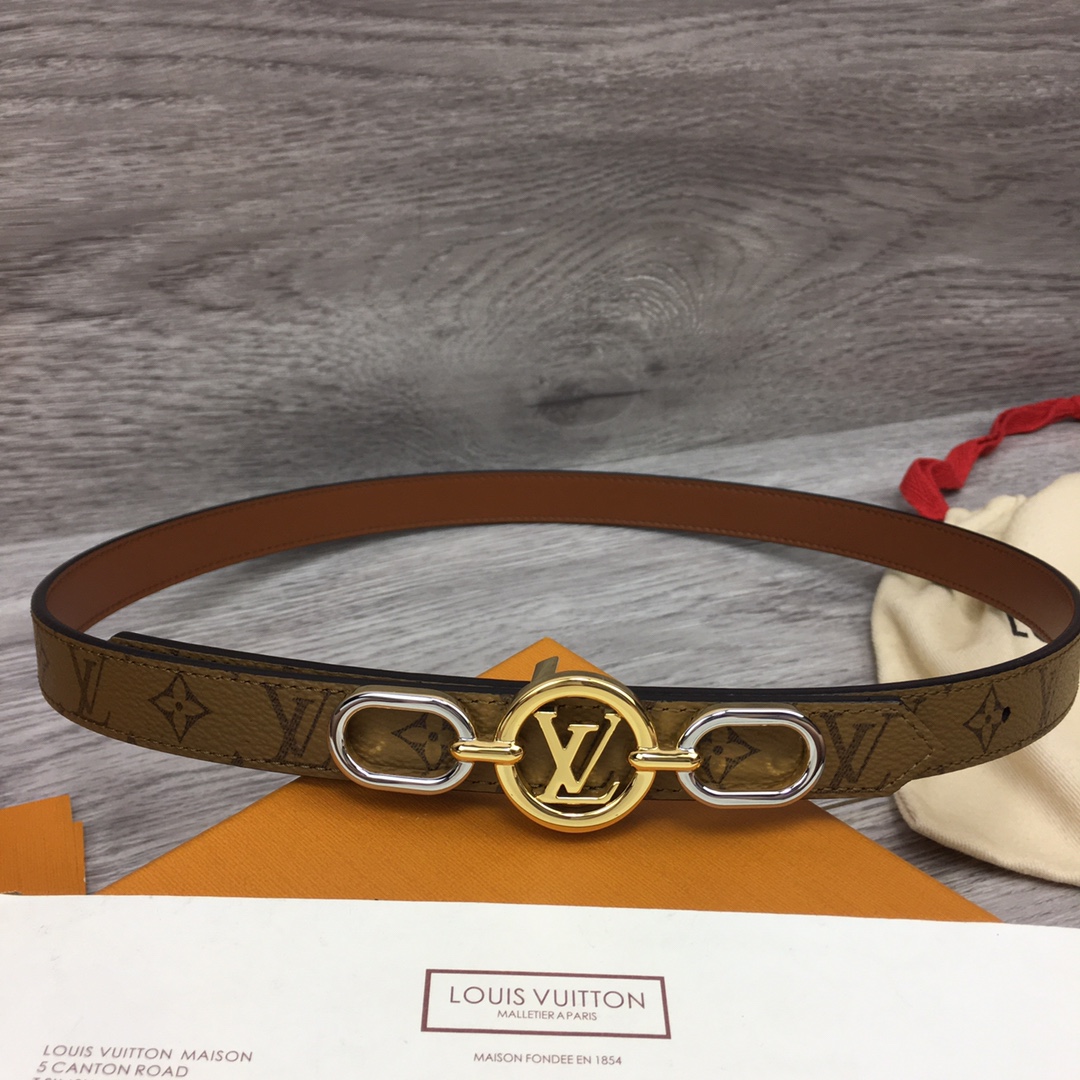 Louis Vuitton Squared LV 20mm Belt - everydesigner