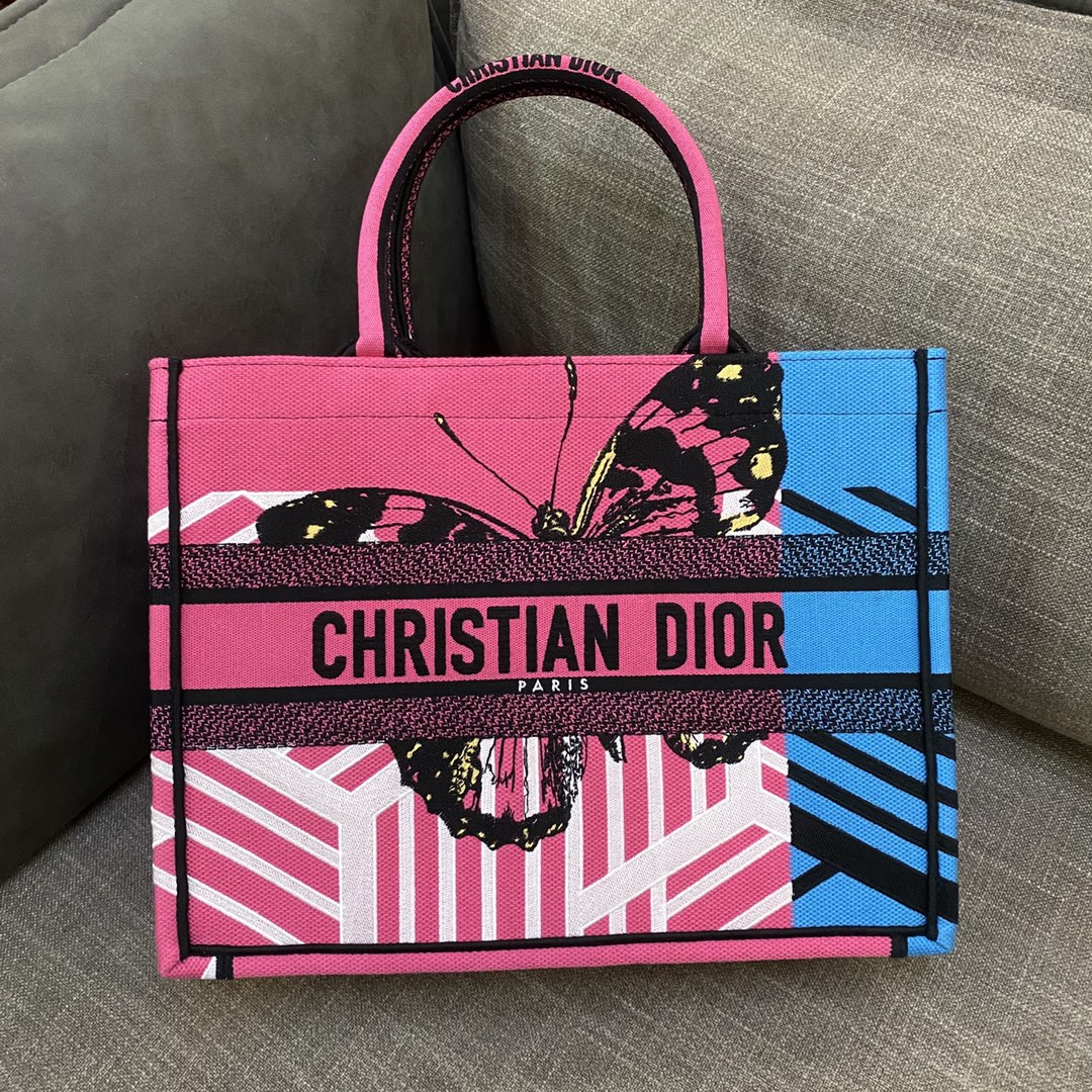 Dior Book Tote D-Jungle Pop（36.5*28*17.5cm） - everydesigner