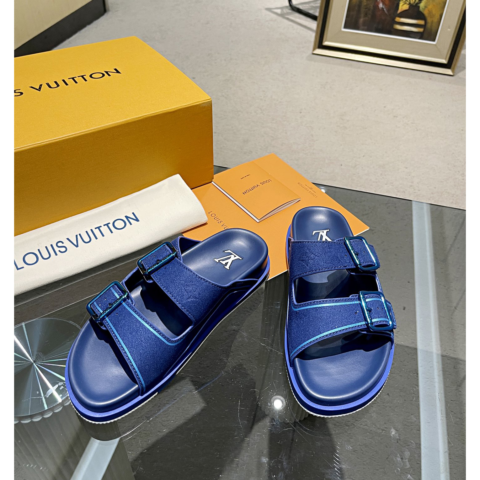 Louis Vuitton Men's Trainer Slippers - everydesigner