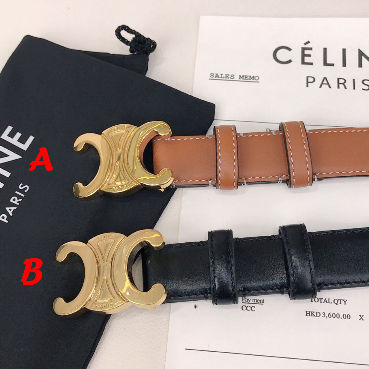 Celine Triomphe Belt - everydesigner