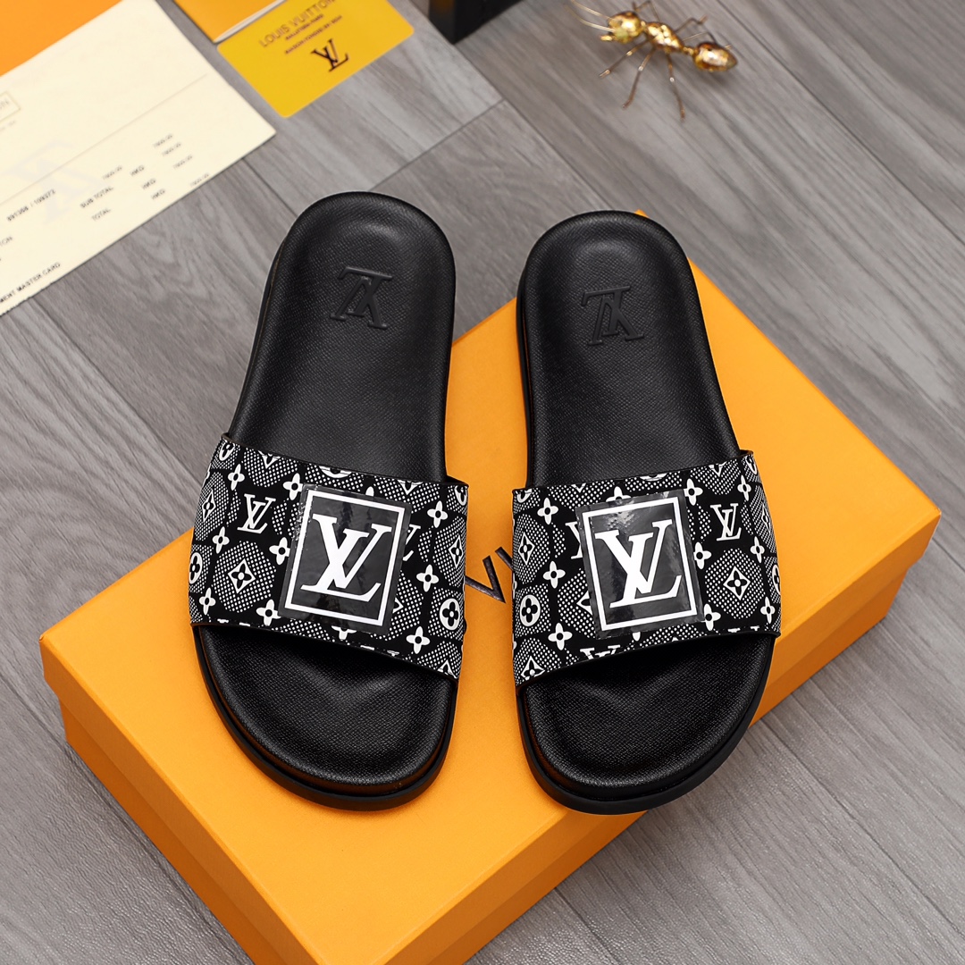 Louis Vuitton Monogram Slippers - everydesigner