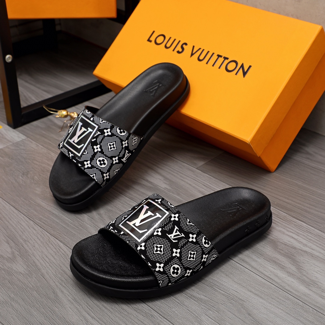 Louis Vuitton Monogram Slippers - everydesigner