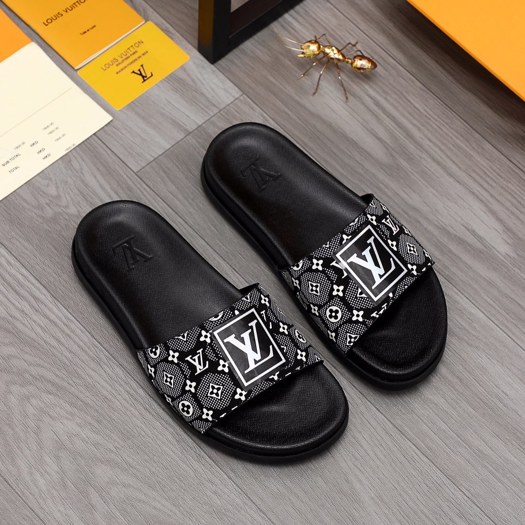 Louis Vuitton Monogram Slippers - everydesigner