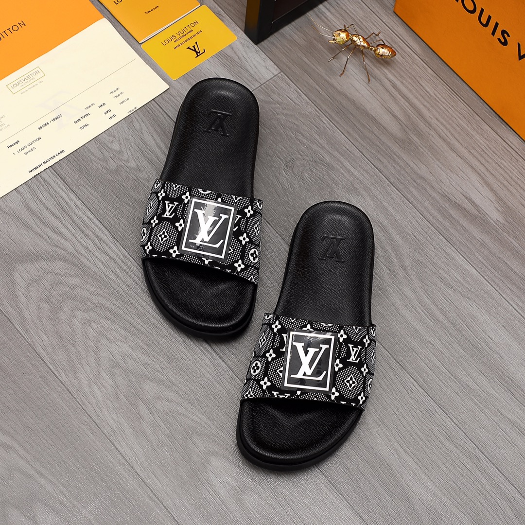 Louis Vuitton Monogram Slippers - everydesigner