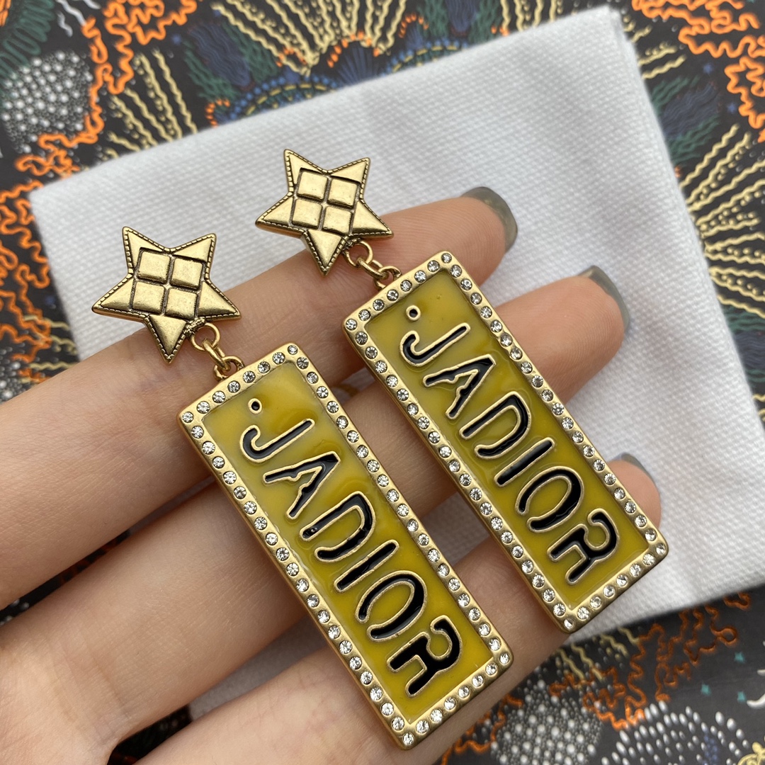 Dior Square Earrings  - everydesigner