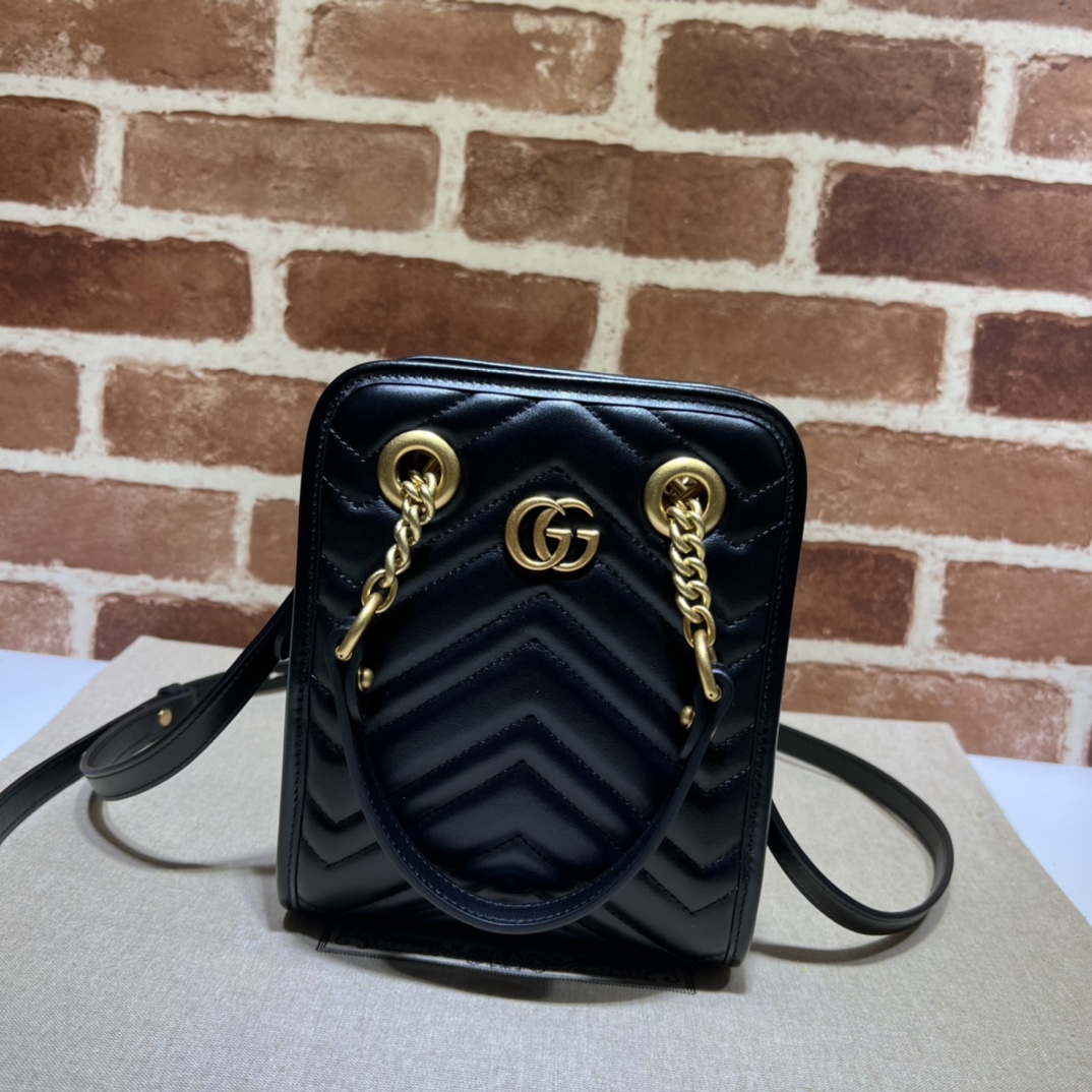 Gucci GG  Marmont Mini Handbag （16-19-7CM） - everydesigner