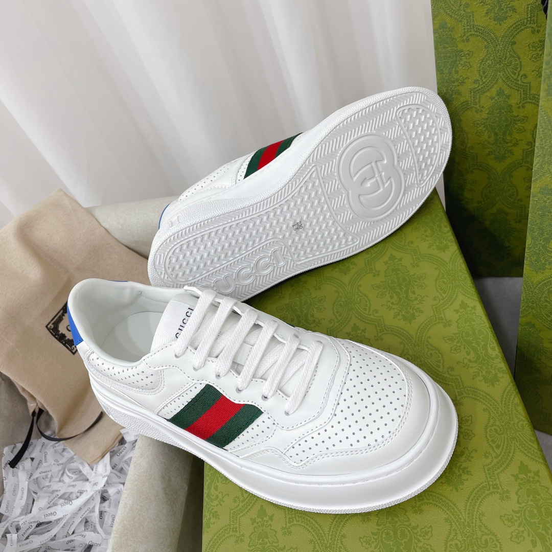 Gucci GG Chunky B Series Men's &Women's Sneakers With Web(Upon UK SIZE) - everydesigner