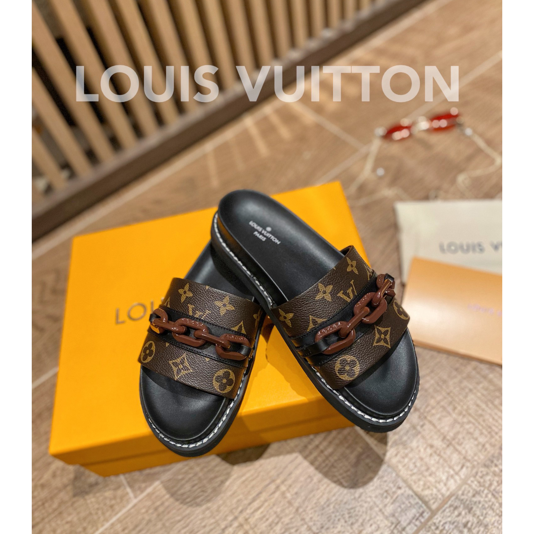 Louis Vuitton Monogram Slipper - everydesigner