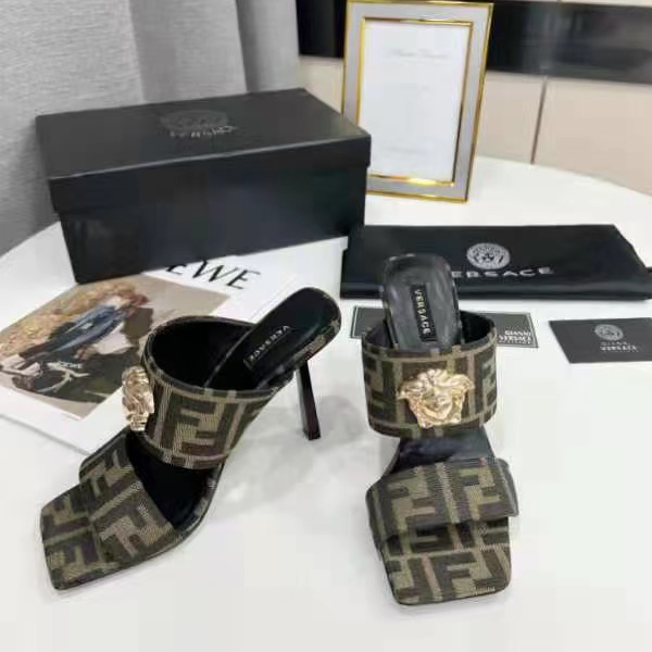 Versace x Fendi  Fendace Heel Sandals - everydesigner