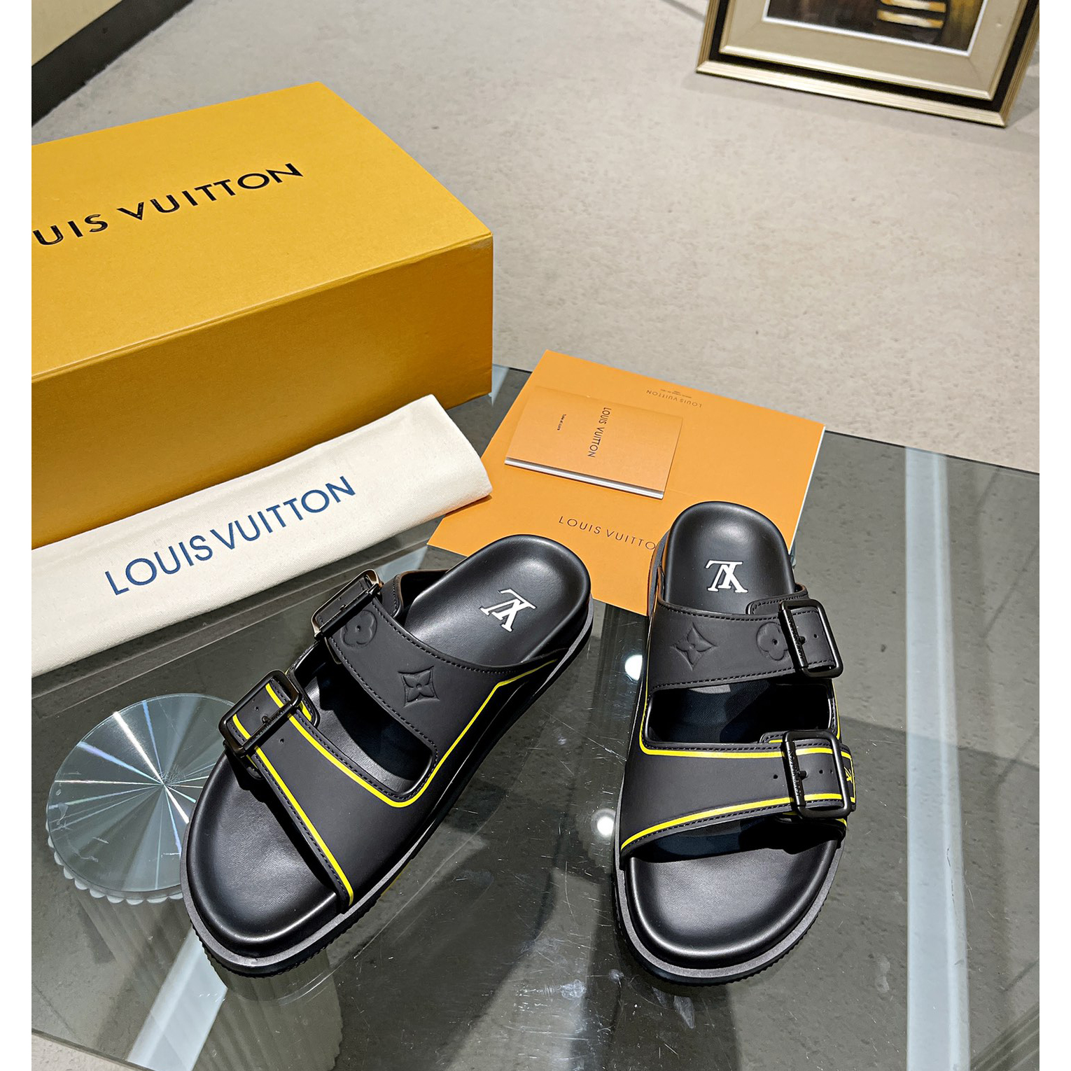 Louis Vuitton Men's Trainer Slippers - everydesigner