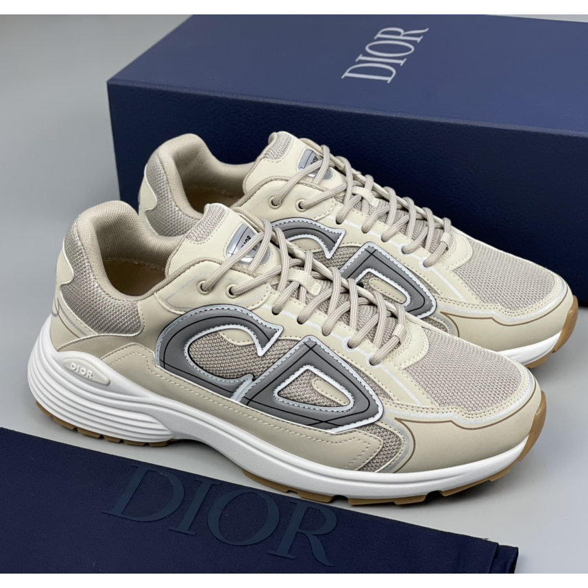 Dior B30 Sneaker White Mesh And Technical Fabric - everydesigner