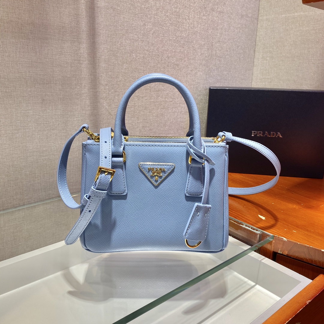 Prada Galleria Saffiano Leather Micro-Bag(20-14.5-9.5cm)   1BA906 - everydesigner