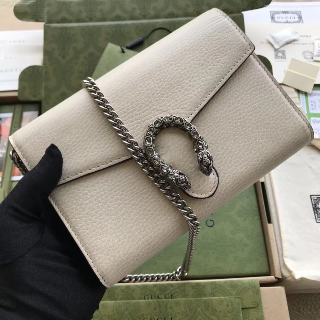 Gucci Dionysus Mini Leather Chain Bag(20-13.5-4CM) - everydesigner