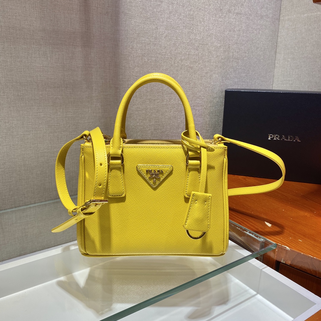 Prada Galleria Saffiano Leather Micro-Bag(20-14.5-9.5cm)   1BA906 - everydesigner