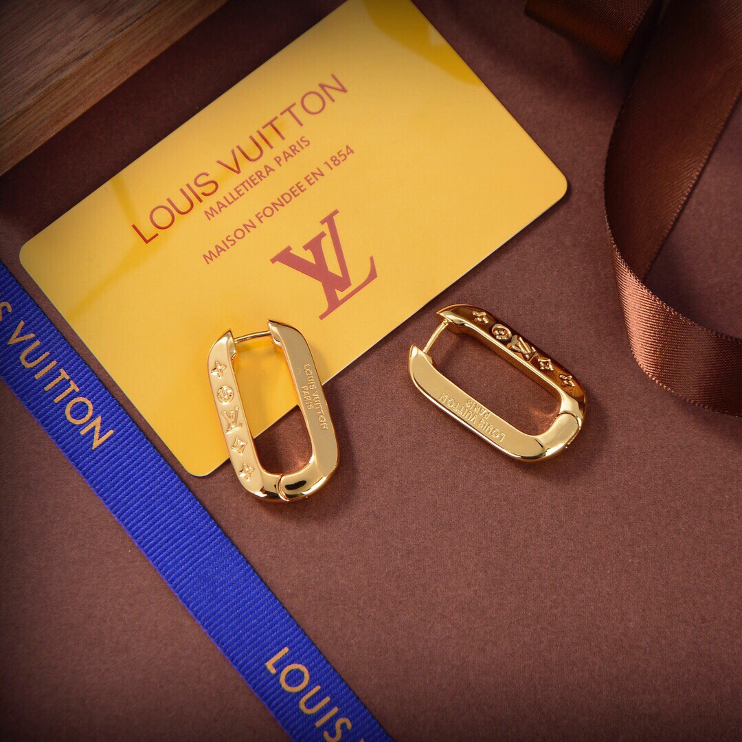 Louis Vuitton Monogram Earrings - everydesigner