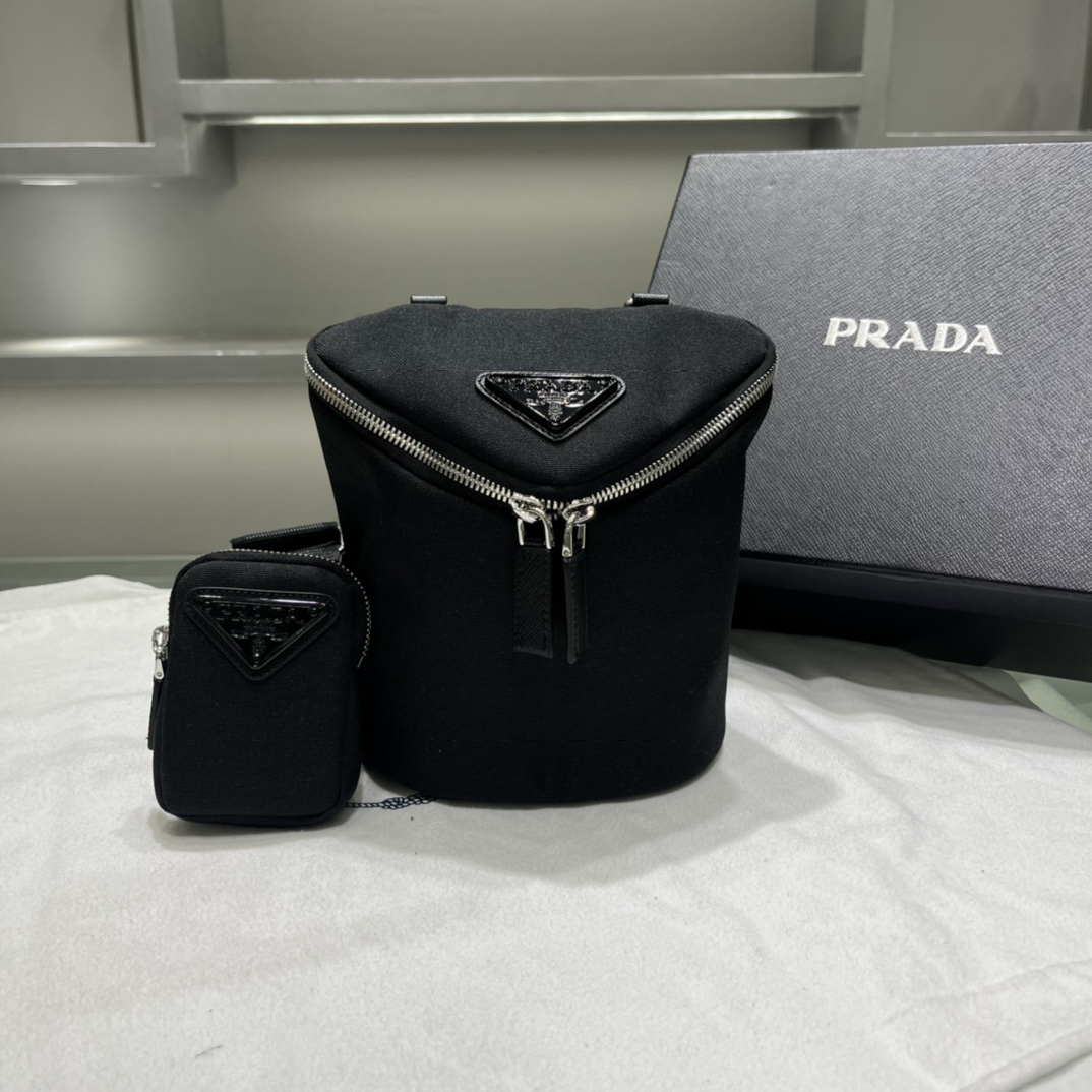 Prada Re-Nylon And Leather Shoulder Bag - everydesigner