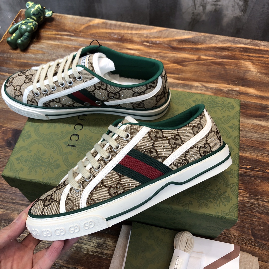 Gucci Tennis 1977 GG Multicolour Sneaker - everydesigner