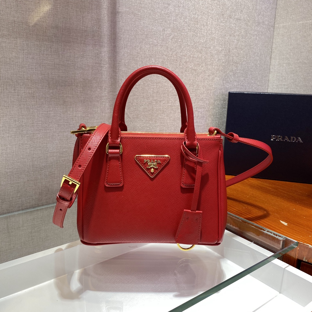 Prada Galleria Saffiano Leather Micro-Bag(20-14.5-9.5cm)   1BA906 - everydesigner