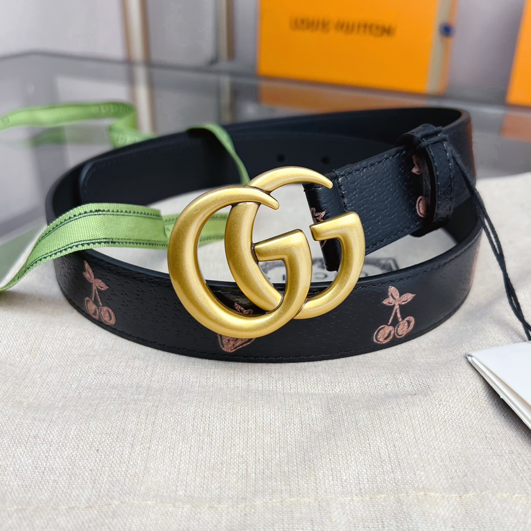 Gucci  GG Marmont Thin Belt - everydesigner