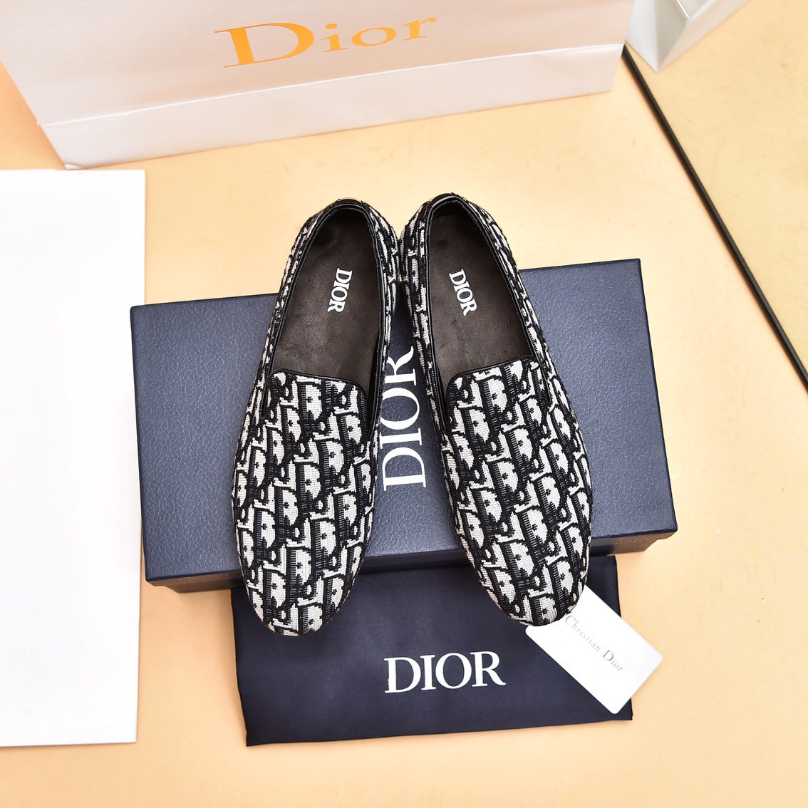 Dior Obique Jacquard Loafer - everydesigner