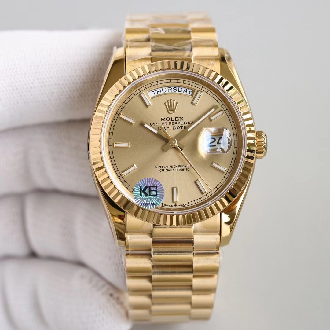 Rolex Day-Date 36 Watch In Yellow Gold - everydesigner