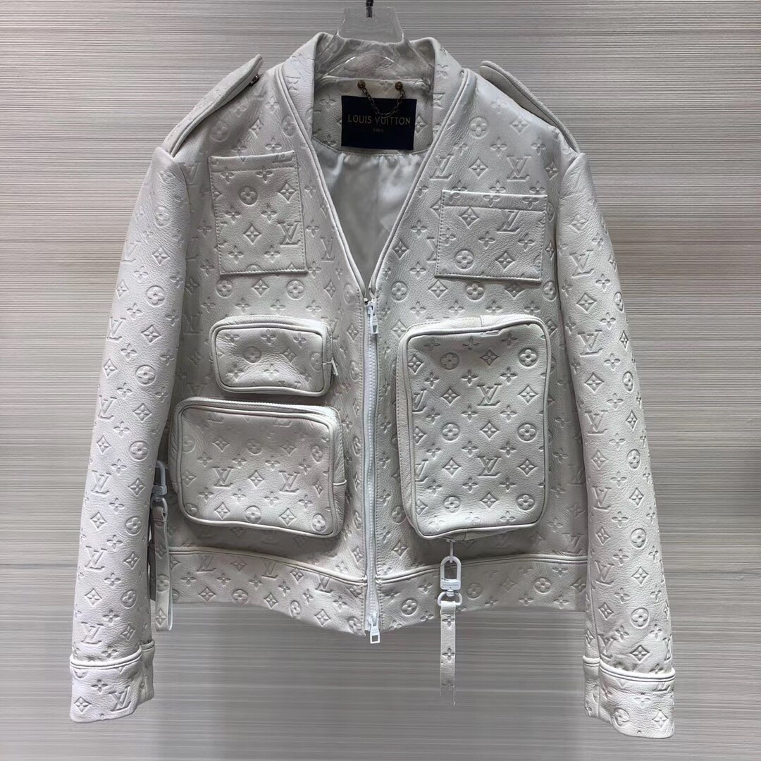 Louis Vuitton Monogram Embossed Utility Jacket - everydesigner