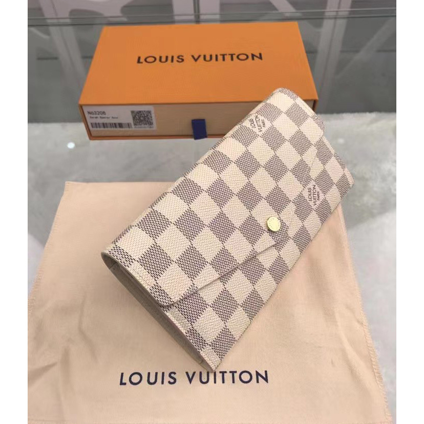 Louis Vuitton Sarah Wallet(19-10.5-2.5cm)     N63208 - everydesigner