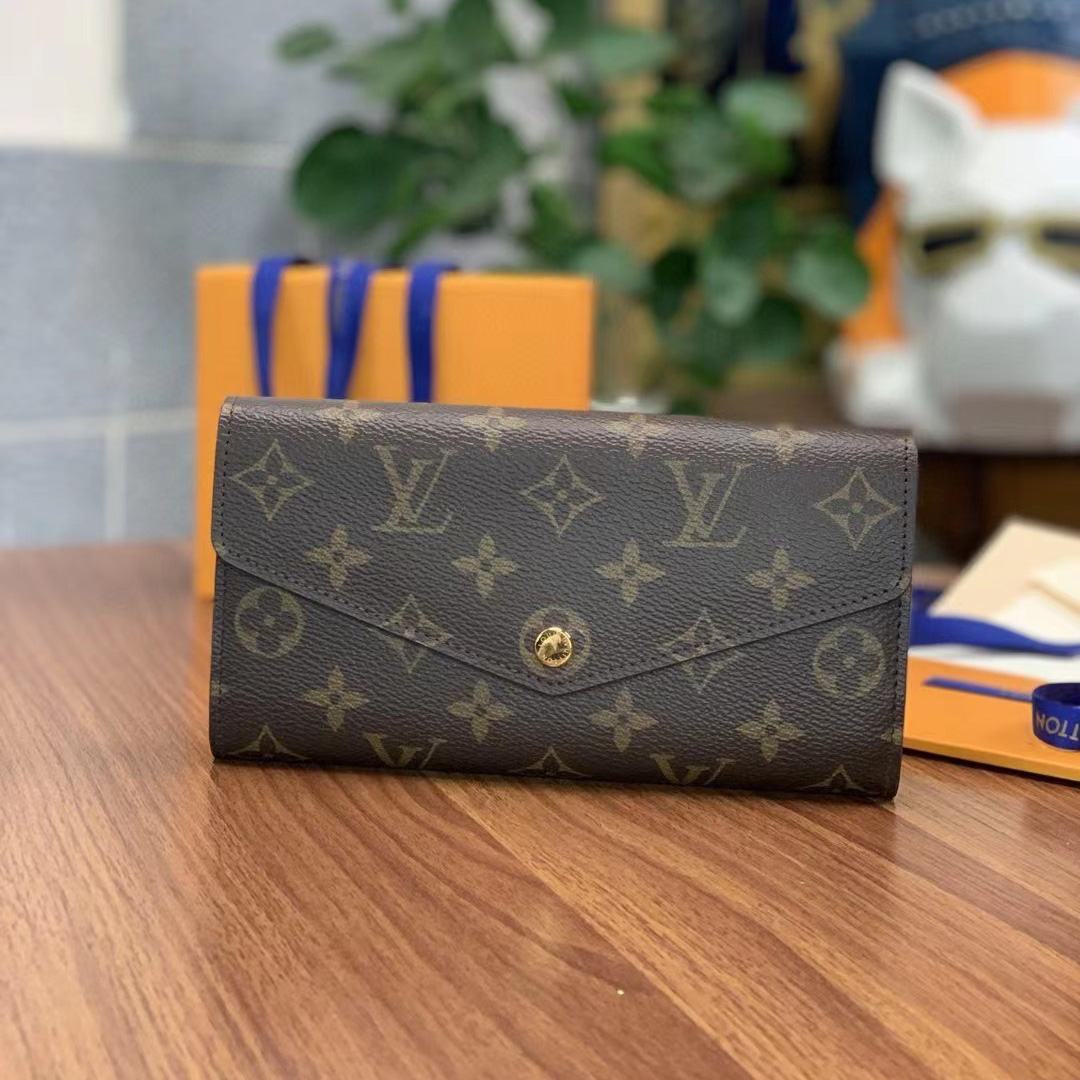 Louis Vuitton Sarah Wallet(19-10.5-2.5cm)     M62234 - everydesigner