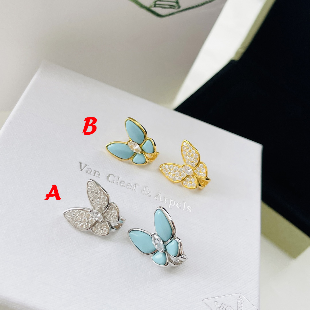 Van Cleef & Arpels Two Butterfly Earrings - everydesigner