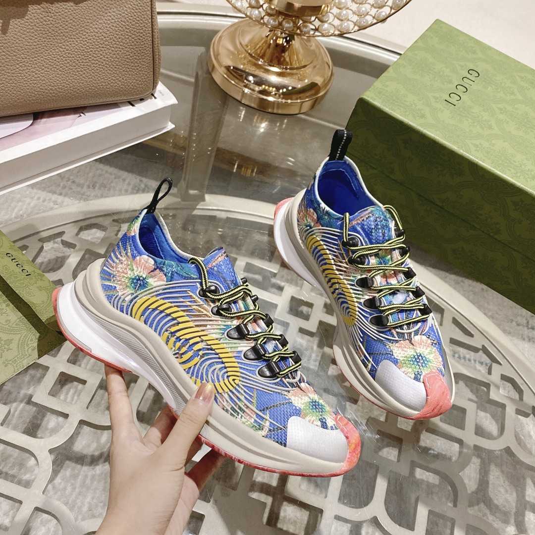 Gucci Run Floral Sneaker(Upon UK size) - everydesigner