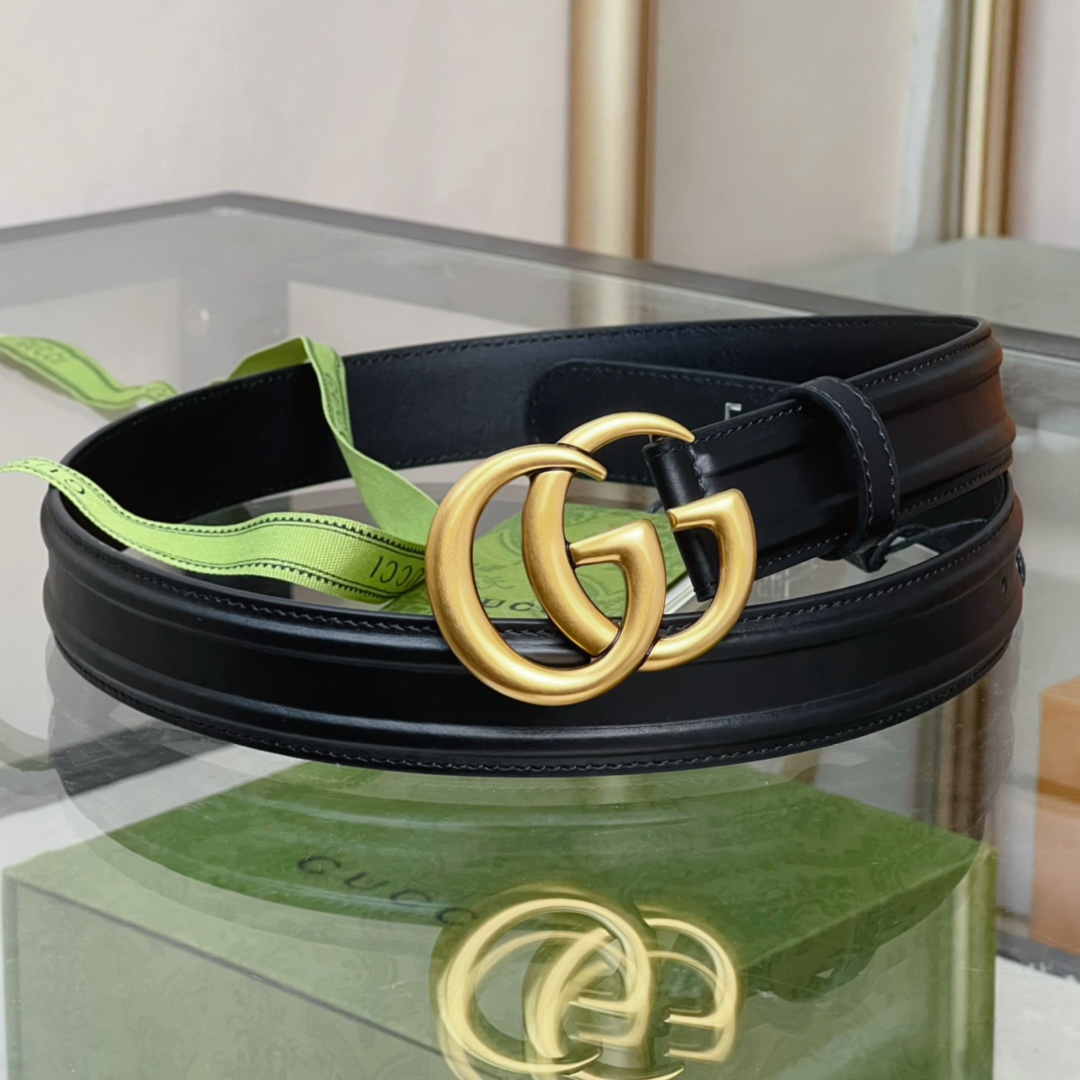 Gucci Belt With GG Buckle - everydesigner