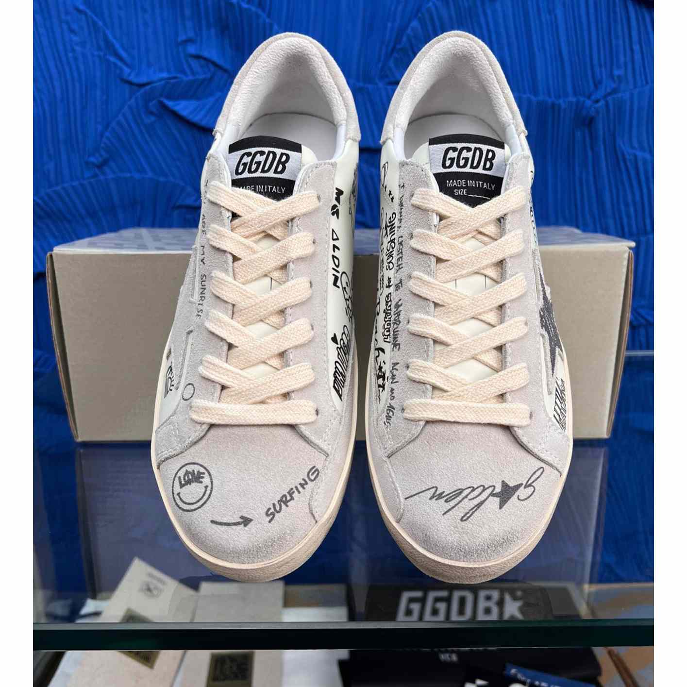 Golden Goose Super-Star Low-Up Sneakers - everydesigner