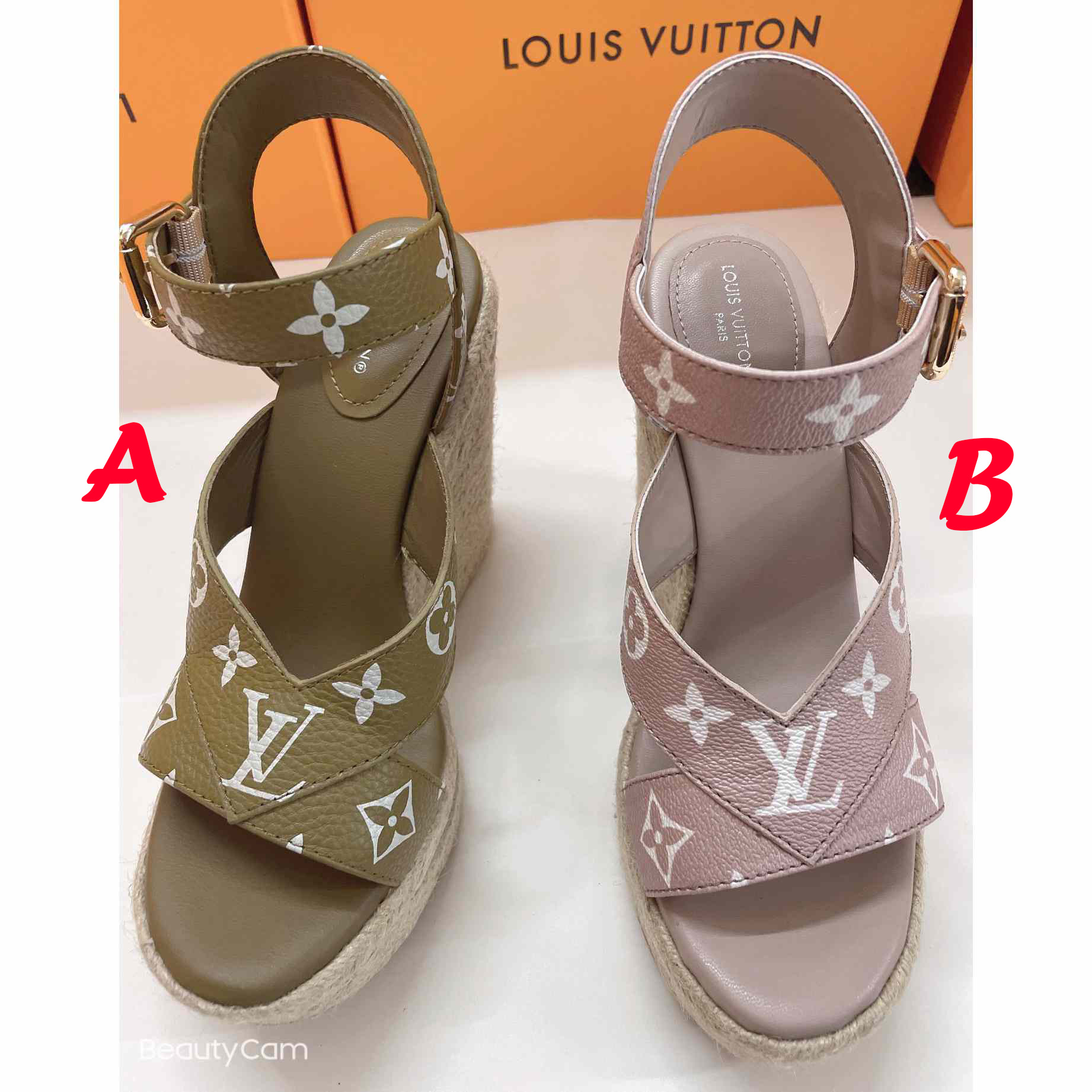 Louis Vuitton Starboard Wedge Sandal      1AA1G3 - everydesigner