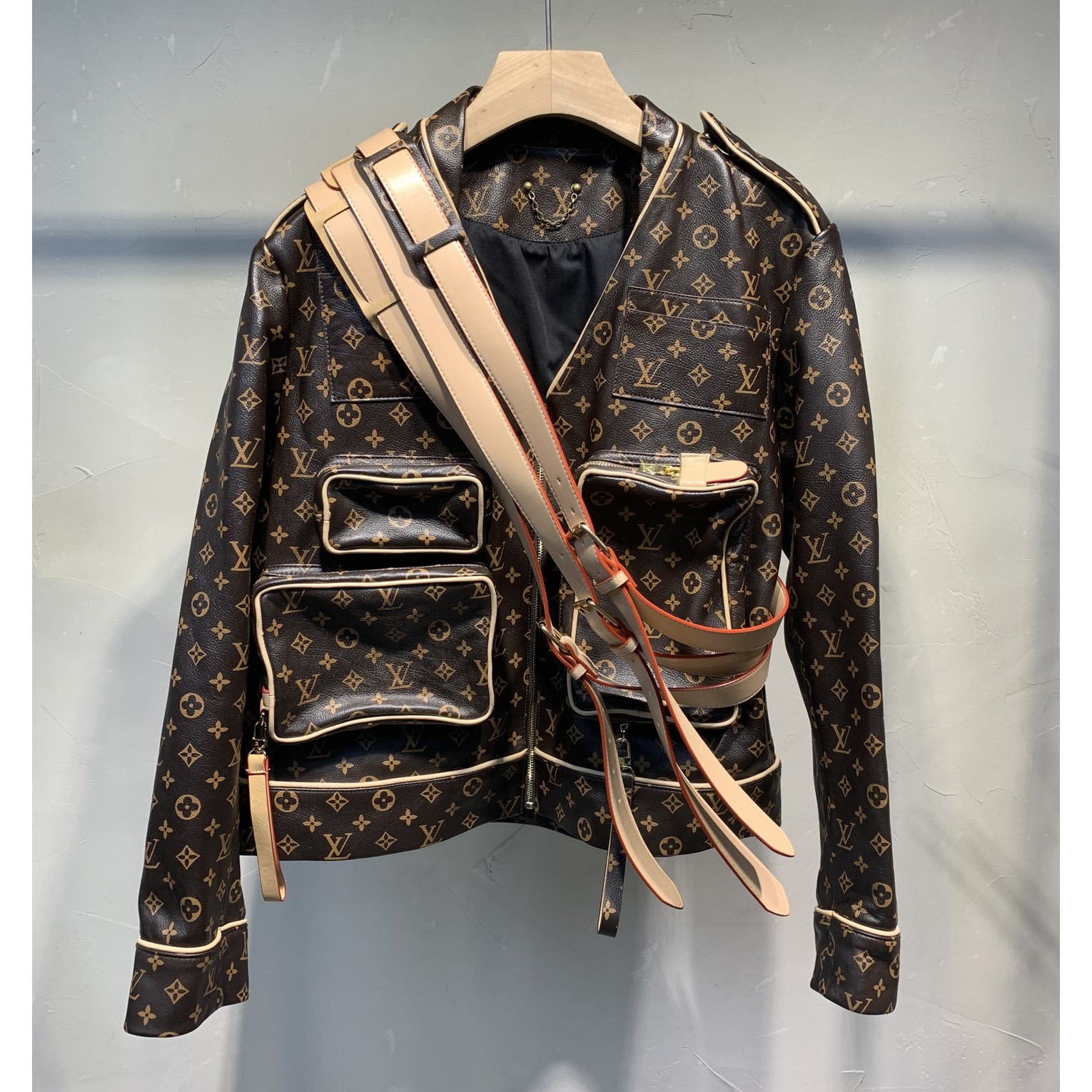 Louis Vuitton Monogram Embossed Utility Jacket - everydesigner