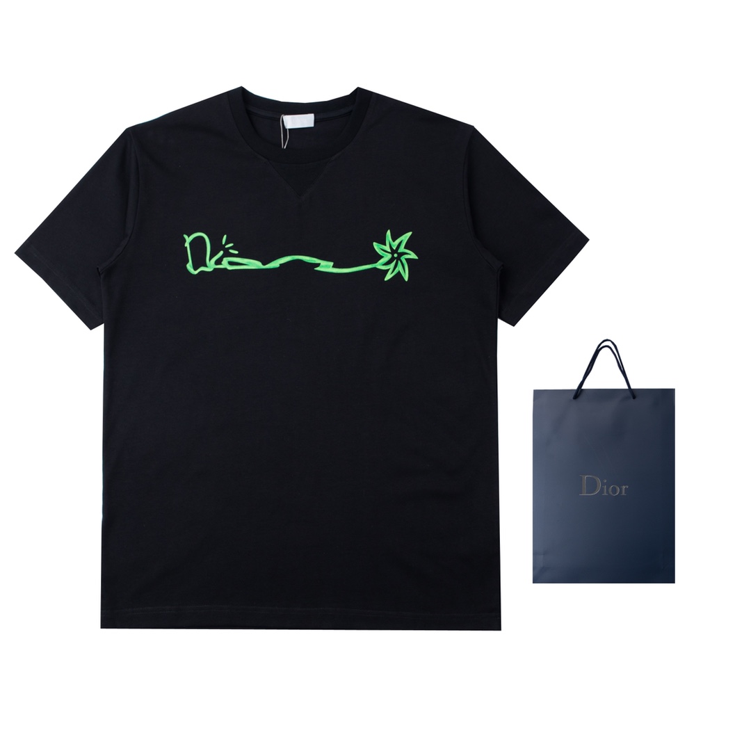 Dior Oversized Cactus Jack Dior T-Shirt - everydesigner