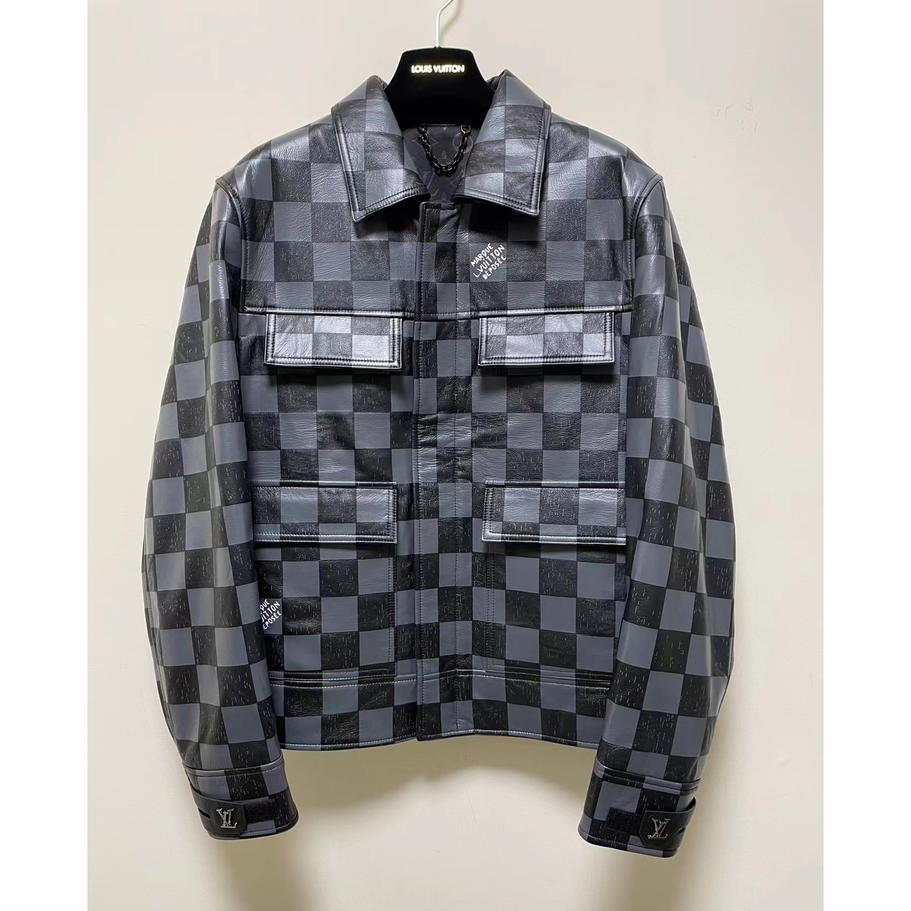 Louis Vuitton Damier Leather Jacket       1A9A0W - everydesigner