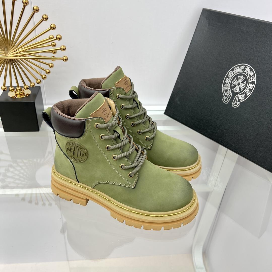 Timberland x Chrome Heart Classic Leather Boots - everydesigner