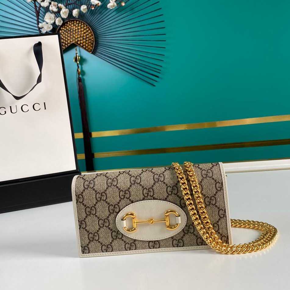 Gucci Horsebit 1955 Wallet With Chain(19-10-4cm) - everydesigner