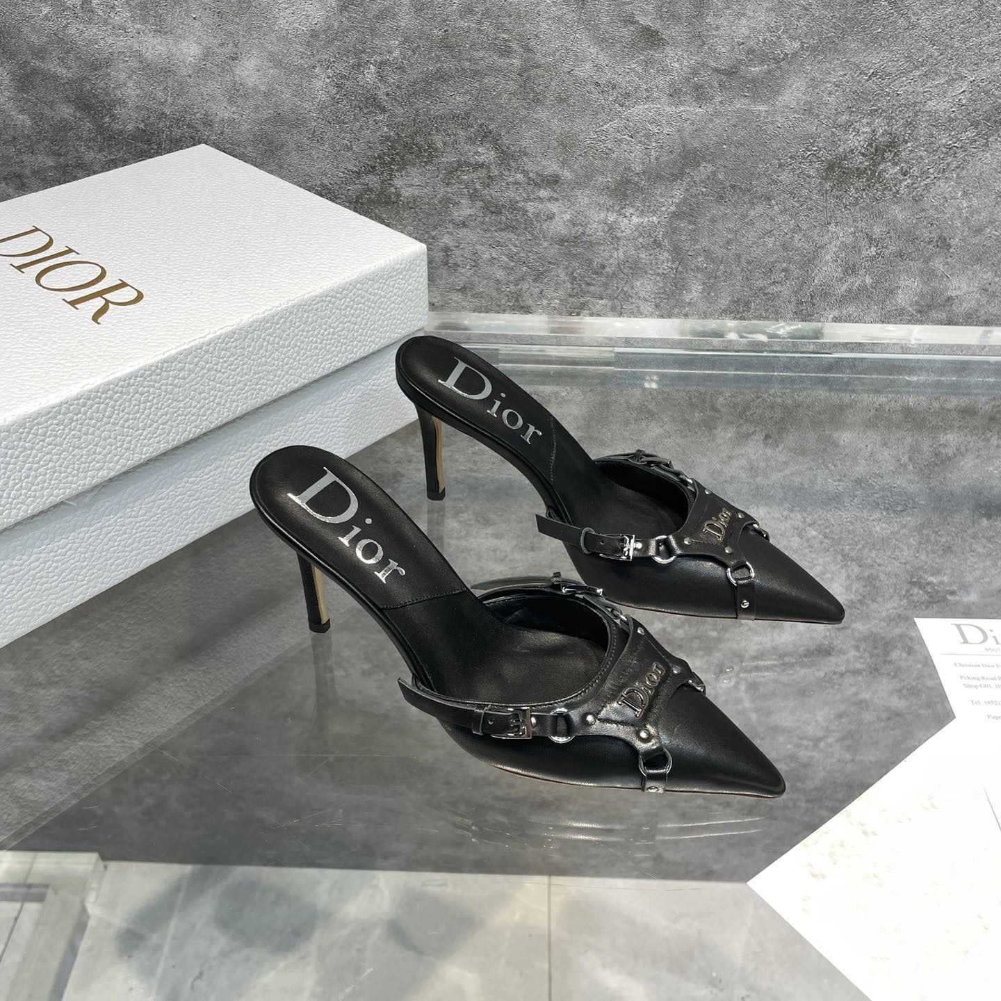 Dior Black Leather Pump - everydesigner