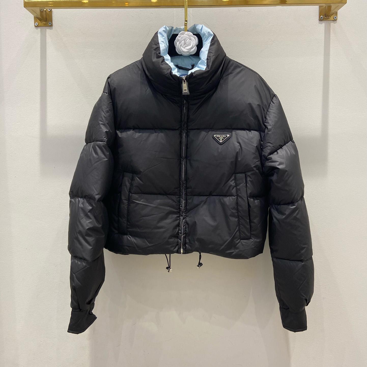 Prada Re-Nylon Cropped Down Jacket - everydesigner