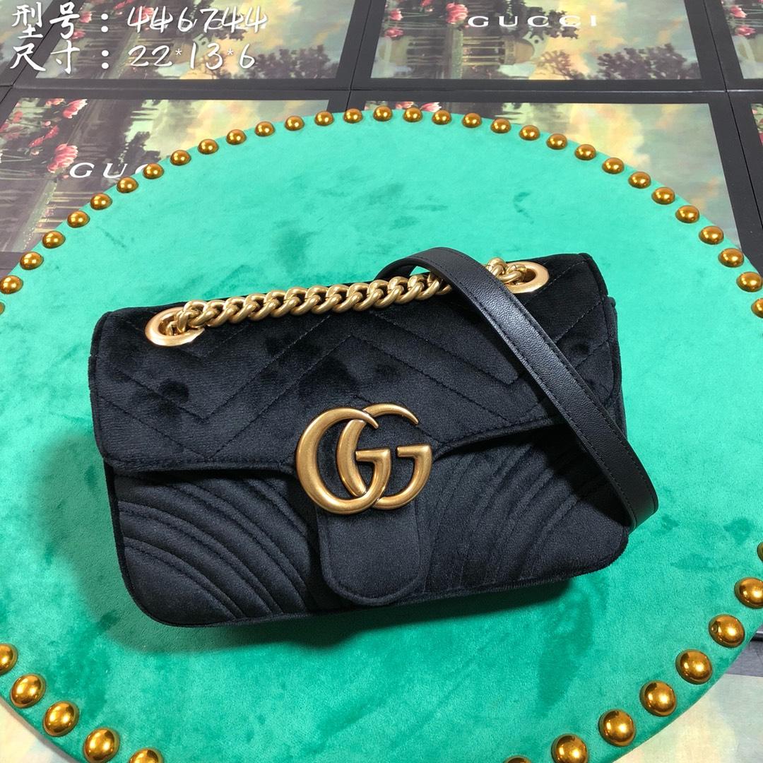 Gucci GG Marmont Mini Shoulder Bag(22-13-6cm) - everydesigner