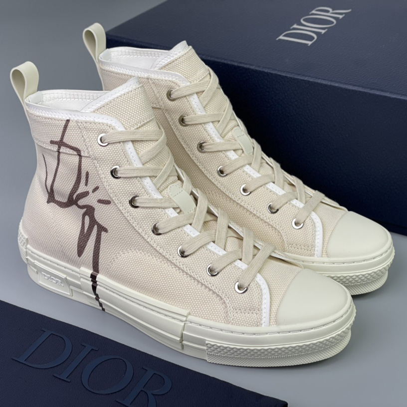 Dior B23 Cactus Jack Dior High-Top Sneaker - everydesigner