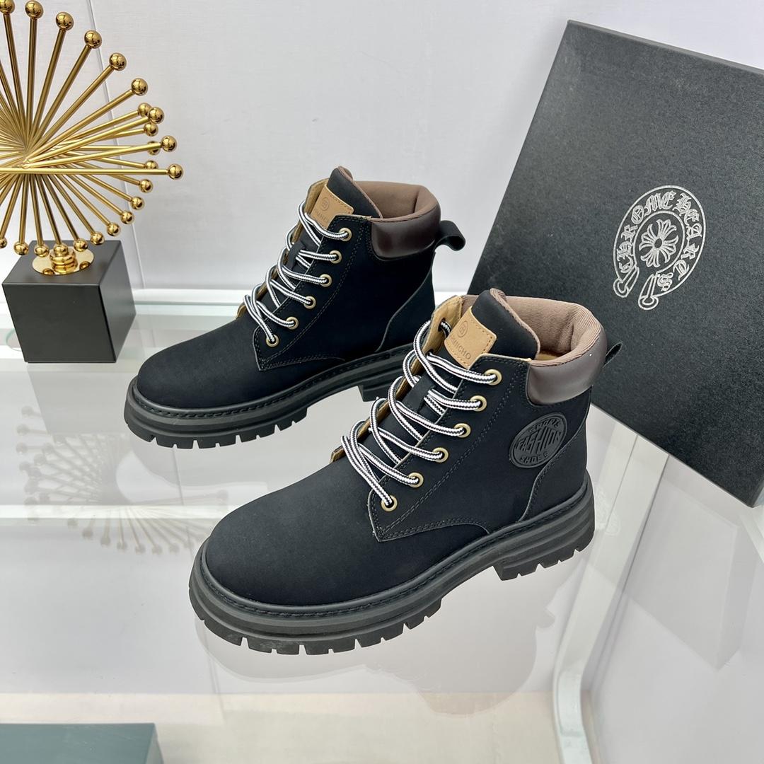 Timberland x Chrome Heart Classic Leather Boots - everydesigner